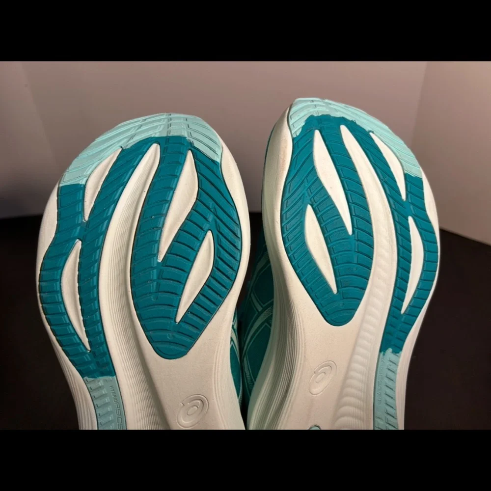 ASICS Gel-Nimbus 27 Running Shoes Sneakers Wave Teal/Illuminate Mint Womans 9.5